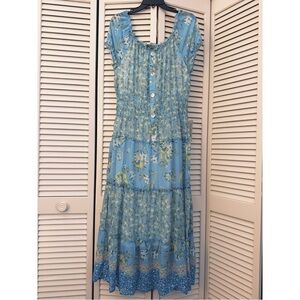 🦋 Floral Blue Figueroa & Flower Dress 🦋